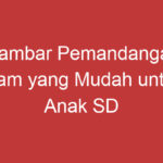 Gambar Pemandangan Alam Yang Mudah Untuk Anak Sd